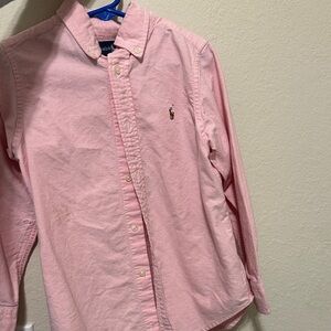 Ralph Lauren Light Pink Casual Button Down Shirt